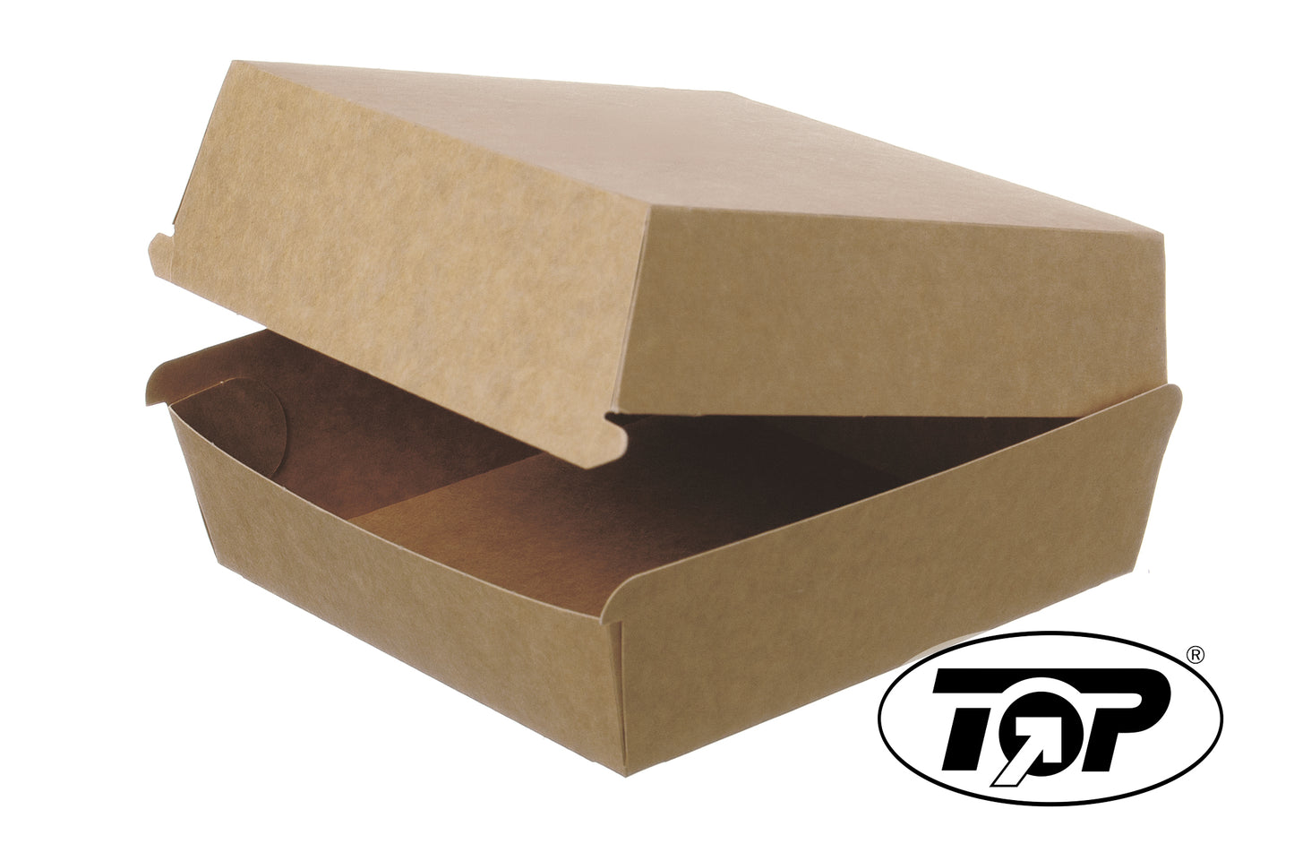 Hamburger Burger Box Pappe 145x145x80mm - 300 Stück
