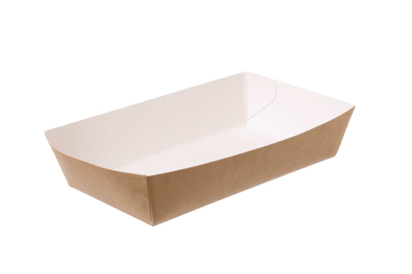 Snackschale Pappe NATURE A14 153x84x35mm - 600 Stück