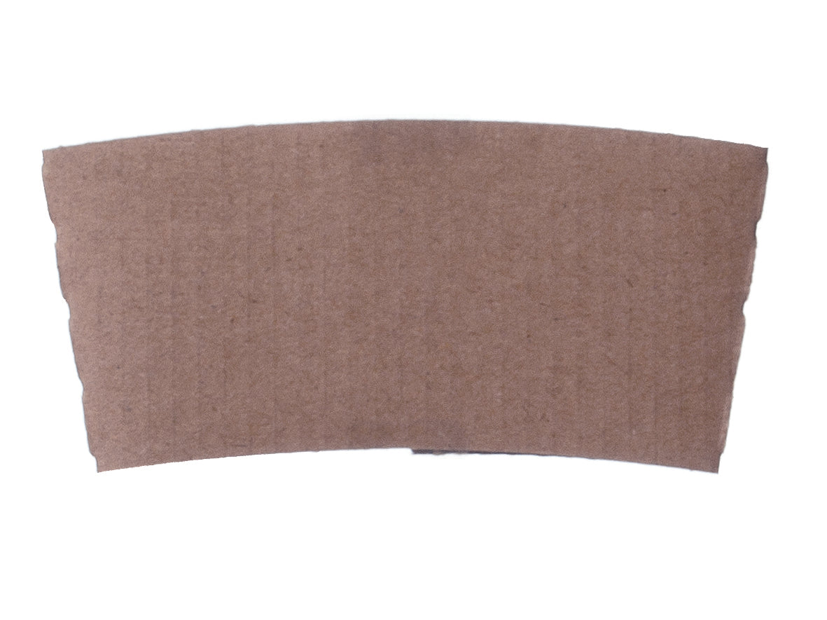 Kaffeebecher Manschetten Pappe braun für 0,3l & 0,4l Becher - 1000 Stück