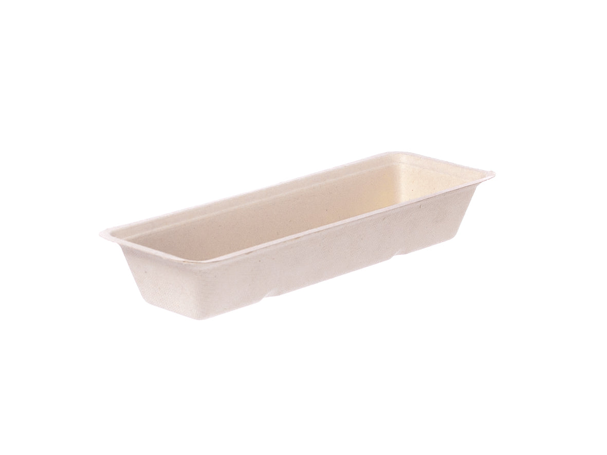 Snackschale Bagasse A16 200x72x32mm - 800 Stück
