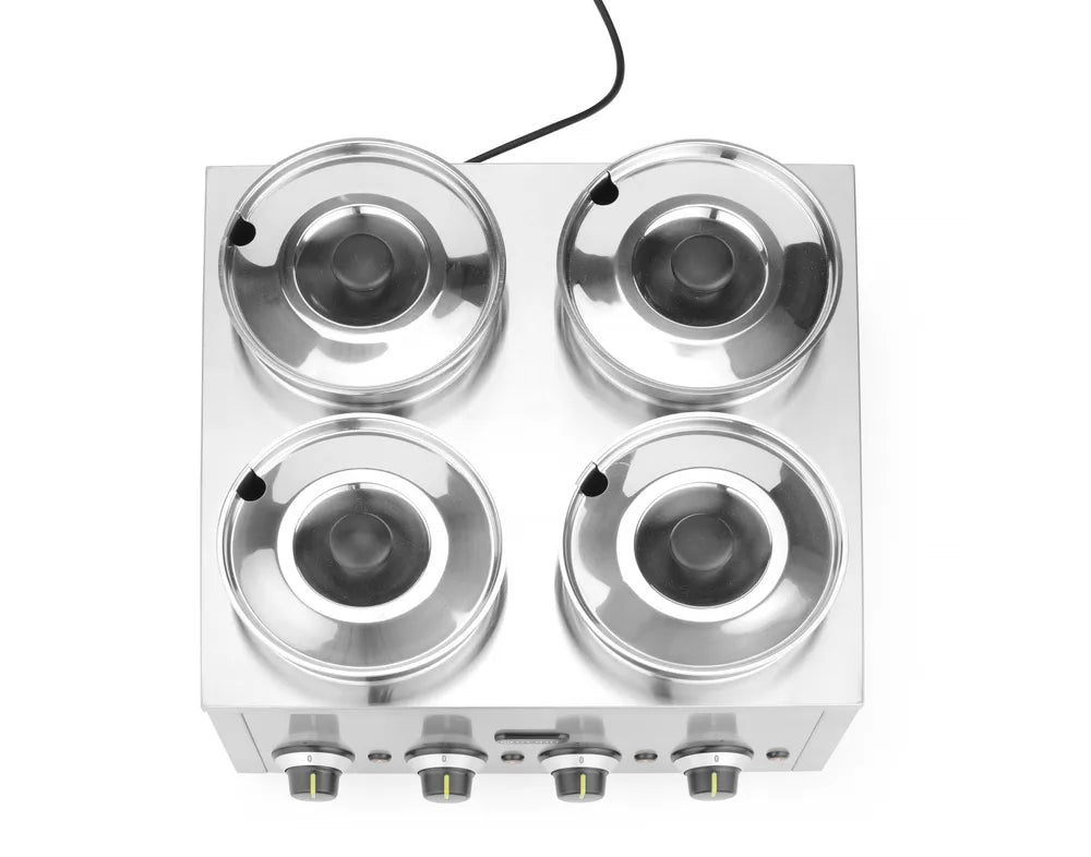 Thermosystem, vierfach, HENDI, 16L, 220-240V/800W, 506x509x(H)298mm