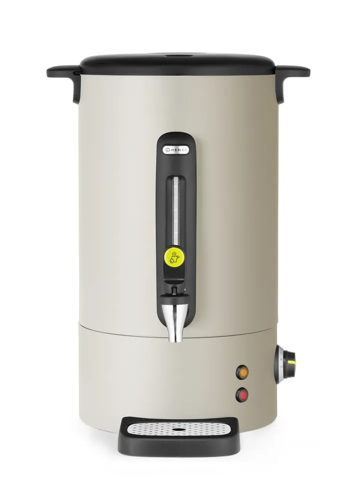 Heißgetränkekessel UNIQ, HENDI, designed by Robert Bronwasser, 16L, Taupe, 220-240V/1650W, 357x380x(H)502mm