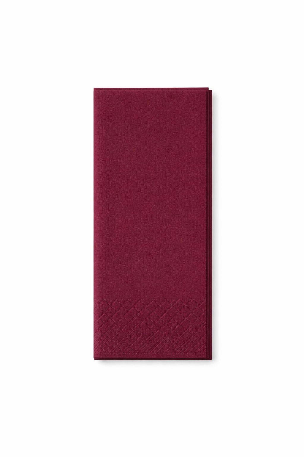 Servietten 33x33cm 3-lagig 1/8 Falz Bordeaux - 1600 Stück