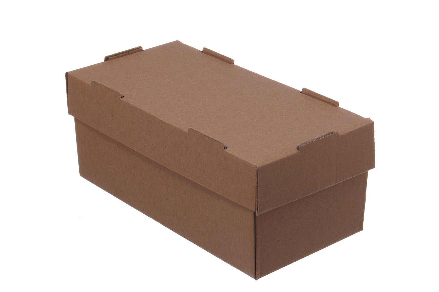 Faltbare Doppelbox Burger Box Pappe 24x12x10cm - 100 Stück