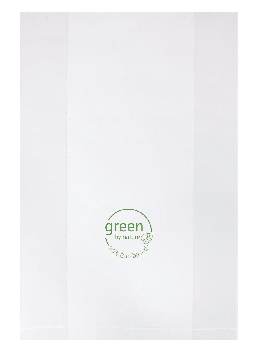 Bio Poly Faltenbeutel 20+9x30cm 20my - 1000 Stück