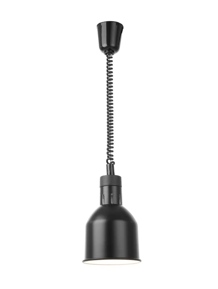 Höhenverstellbare Wärmelampe, zylinderförmig, HENDI, Schwarz, 230V/250W, ⌀175x(H)250mm
