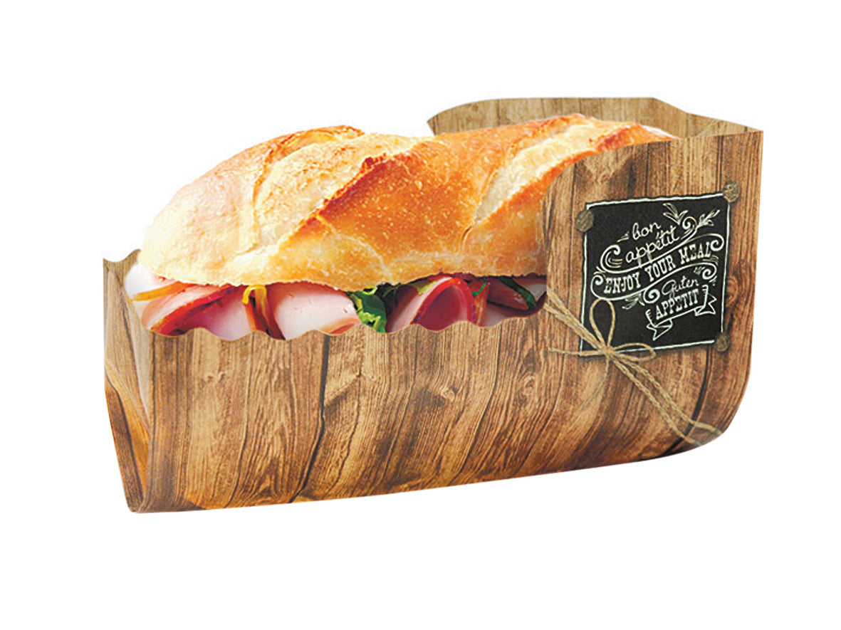 Snackbeutel Fettbarriere Enjoy Green 180x50x120mm - 1000 Stück