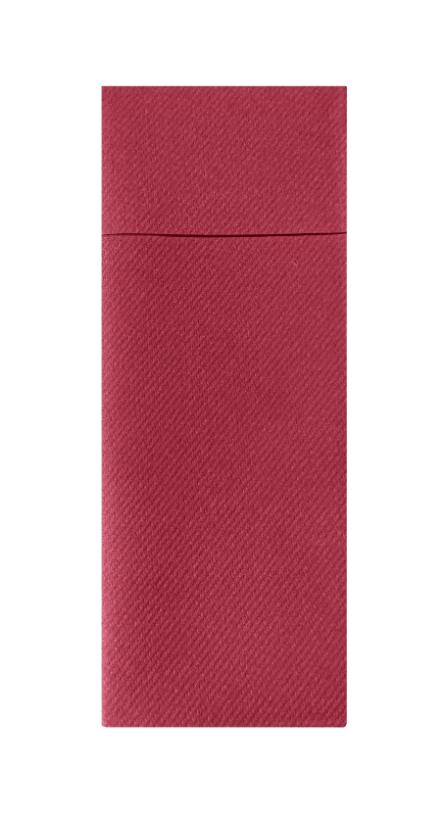 Airlaid Servietten Bestecktasche Bordeaux 40x33cm - 480 Stück