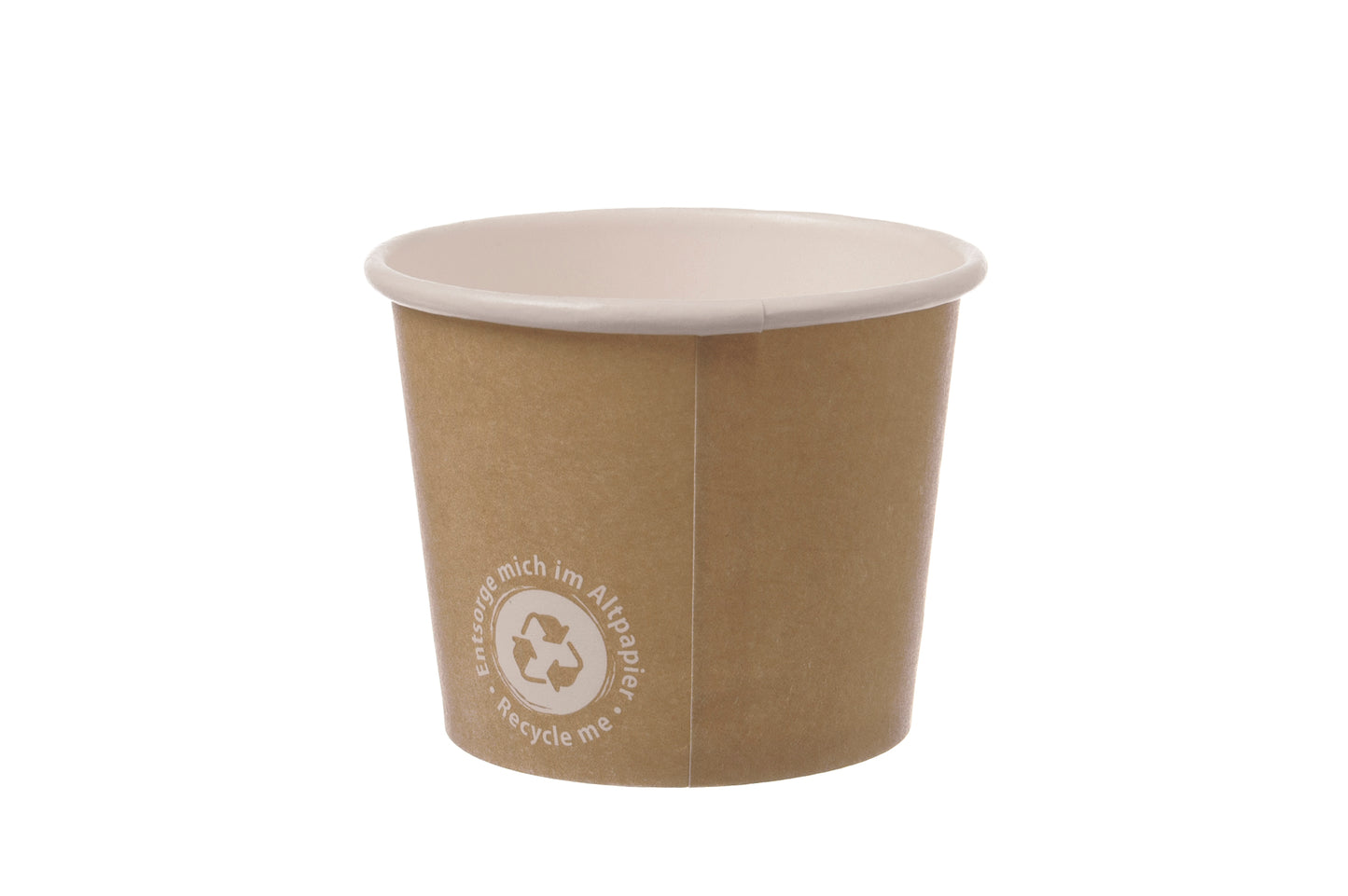 Eisbecher Pappe RECYCLE ME 500ml - 900 Stück