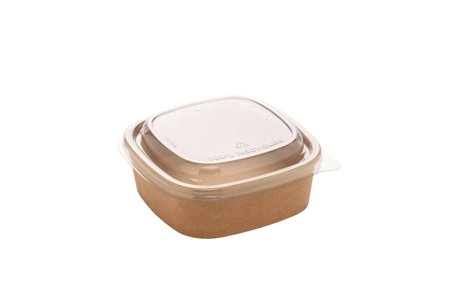 Einweg Salatschale mit Deckel eckig 400ml - 300 Stück