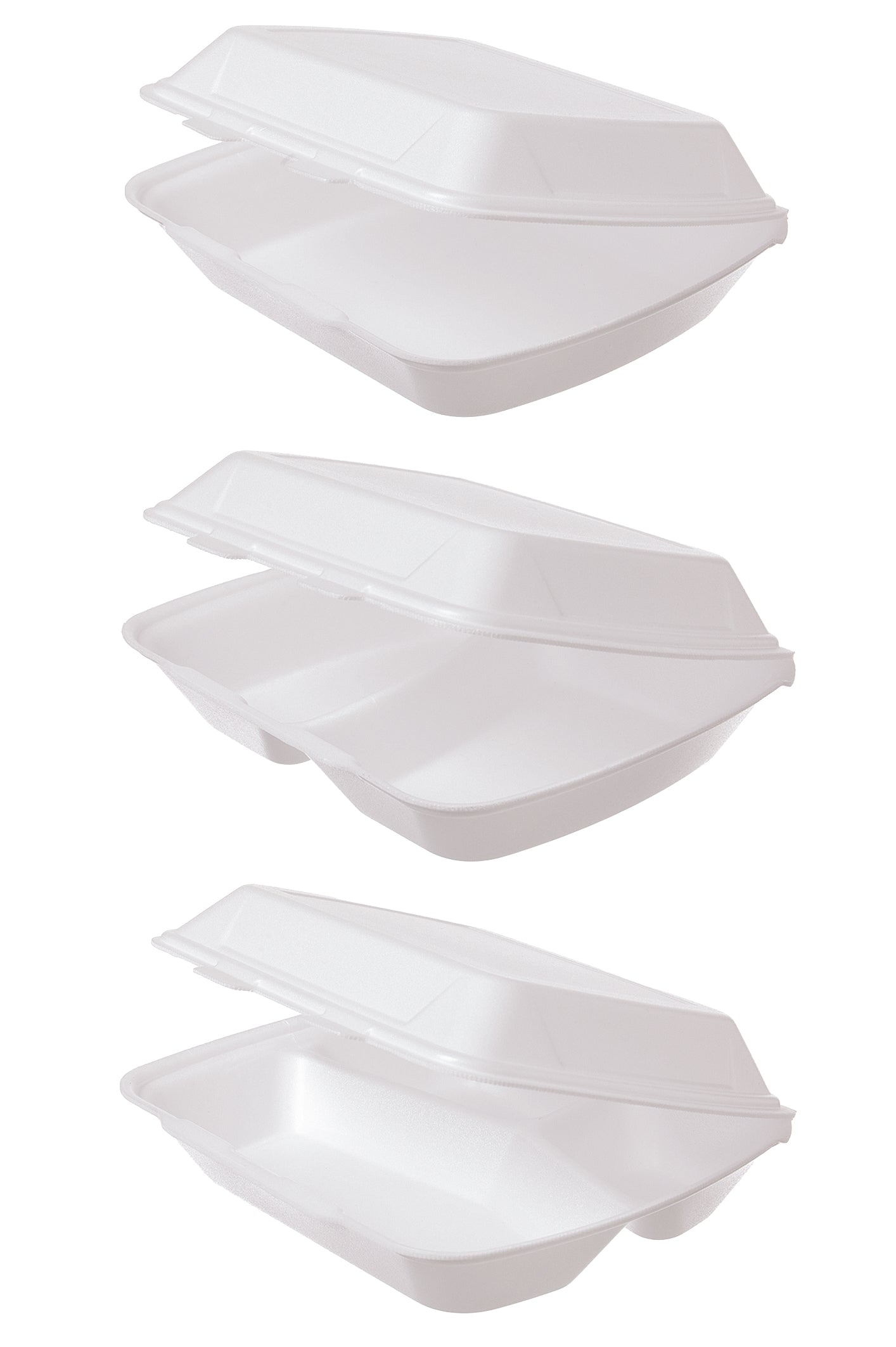 Menübox XPS IP4 1682 2-geteilt weiß 245x210x72mm - 200 Stück