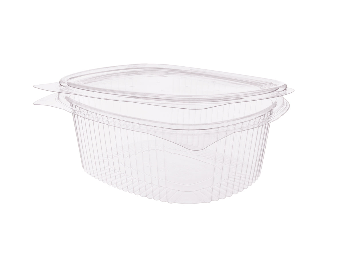 Salat Klappboxen oval B05 1000ml 184x158x68mm - 300 Stück