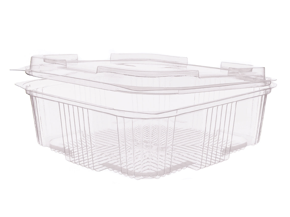 Salat Klappboxen eckig V497 1000ml 150x145x50mm - 300 Stück