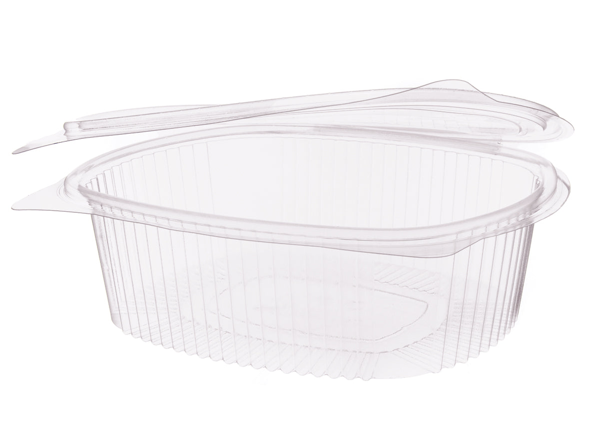 Salat Klappboxen eckig PP 500ml 127x105x82mm - 500 Stück