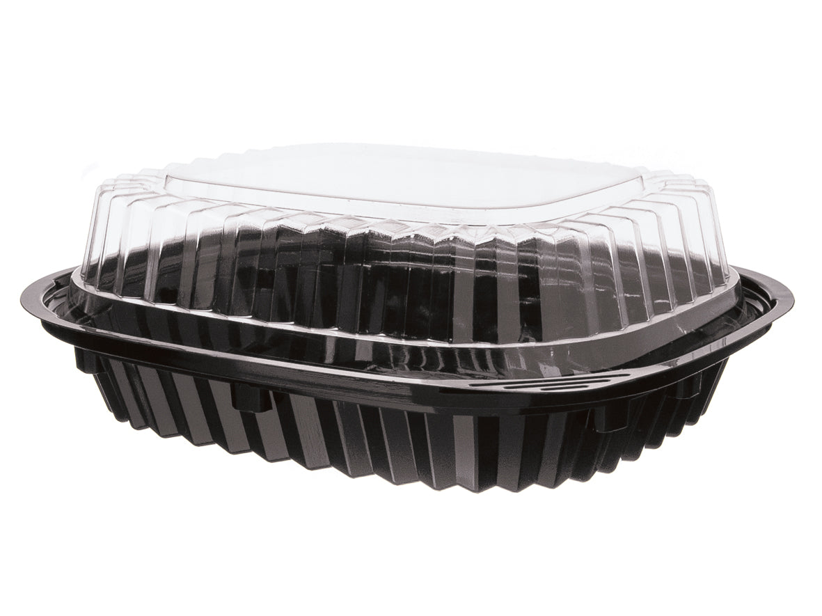 Salatschale eckig 400ml 228x140x63mm mit Deckel - 500 Stück