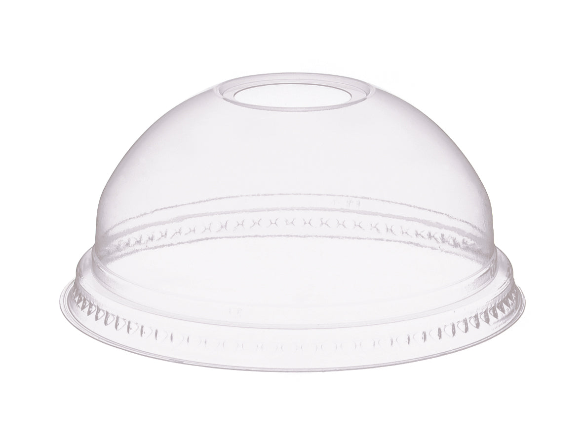 Smoothie Cup Domdeckel rPET mit Loch 95mm - 800 Stück