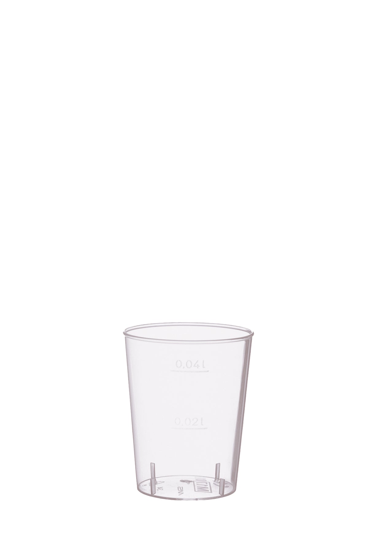 Trinkbecher Shot Schnapsglas PS 0,02l - 0,04l transparent Ø43mm - 2000 Stück