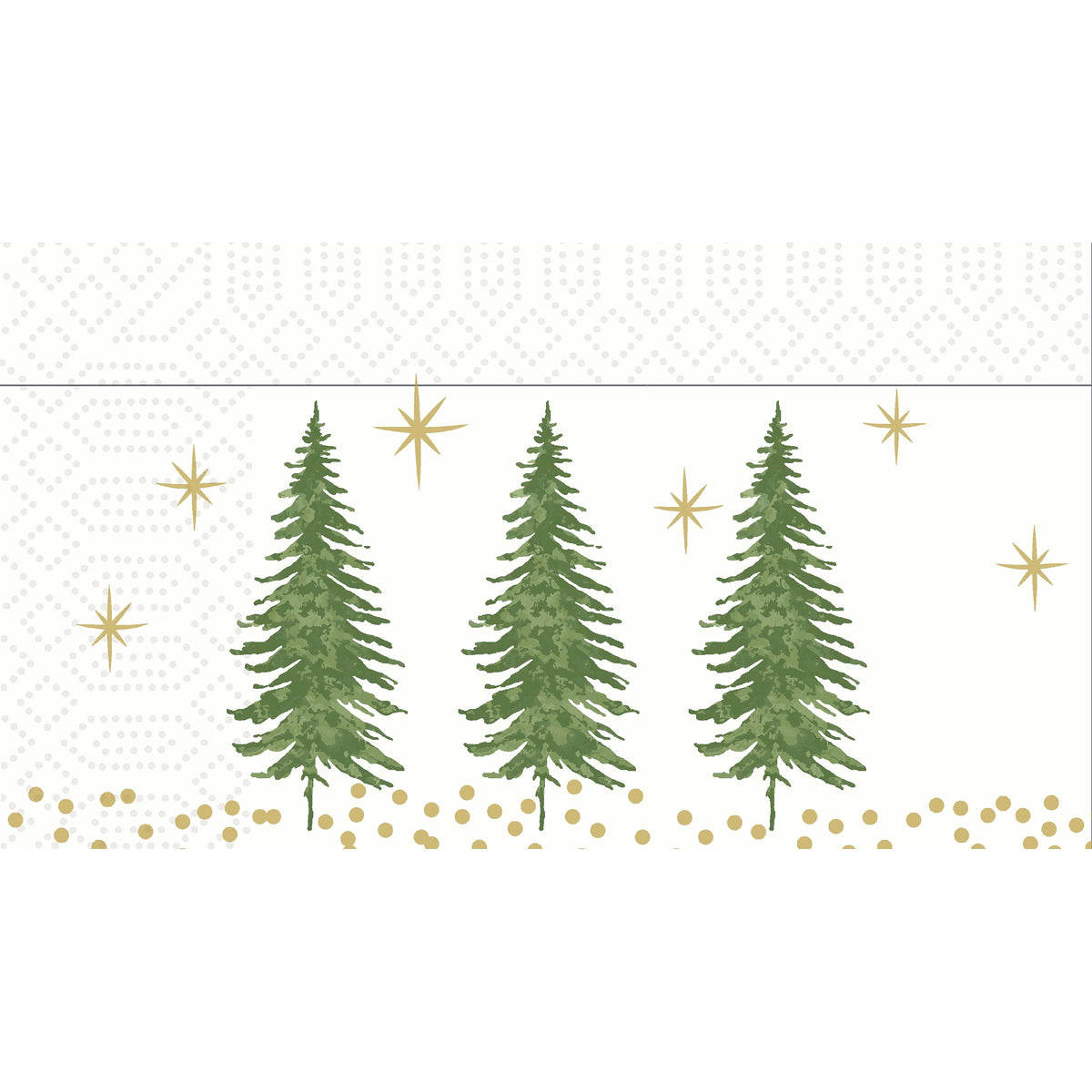 Spenderserviette 33x32cm 2-lagig Spenderfalz Humble Trees