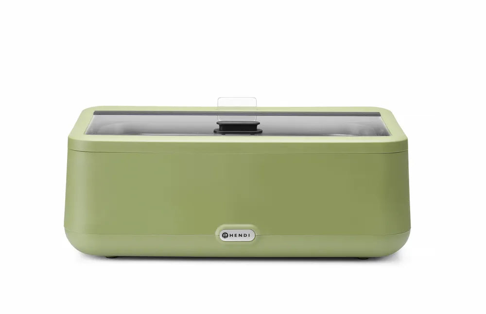 Chafing Dish UNIQ, HENDI, designed by Robert Bronwasser, Grün, 220-240V/700W, 607x402x(H)245mm