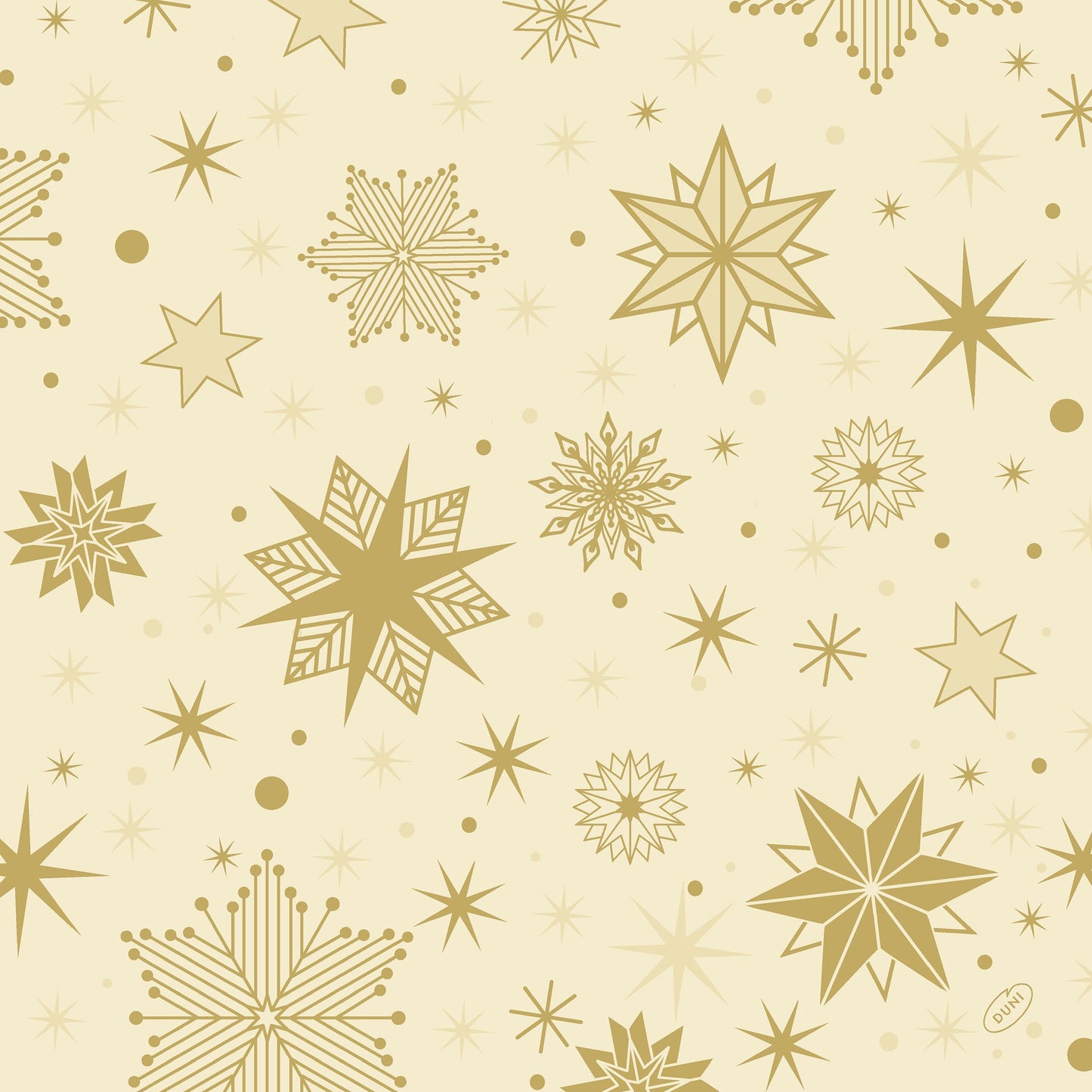 Servietten 40x40cm 4-lagig 1/4 Falz Stargazing Cream - 300 Stück