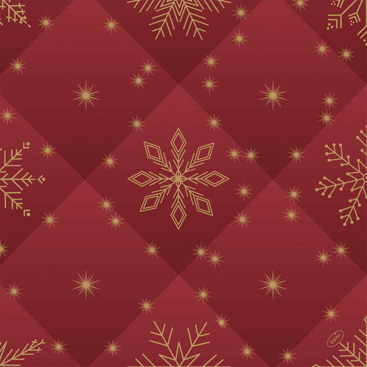 Bio Soft Servietten 40x40cm 1/4 Falz Rhombus Bordeaux - 360 Stück