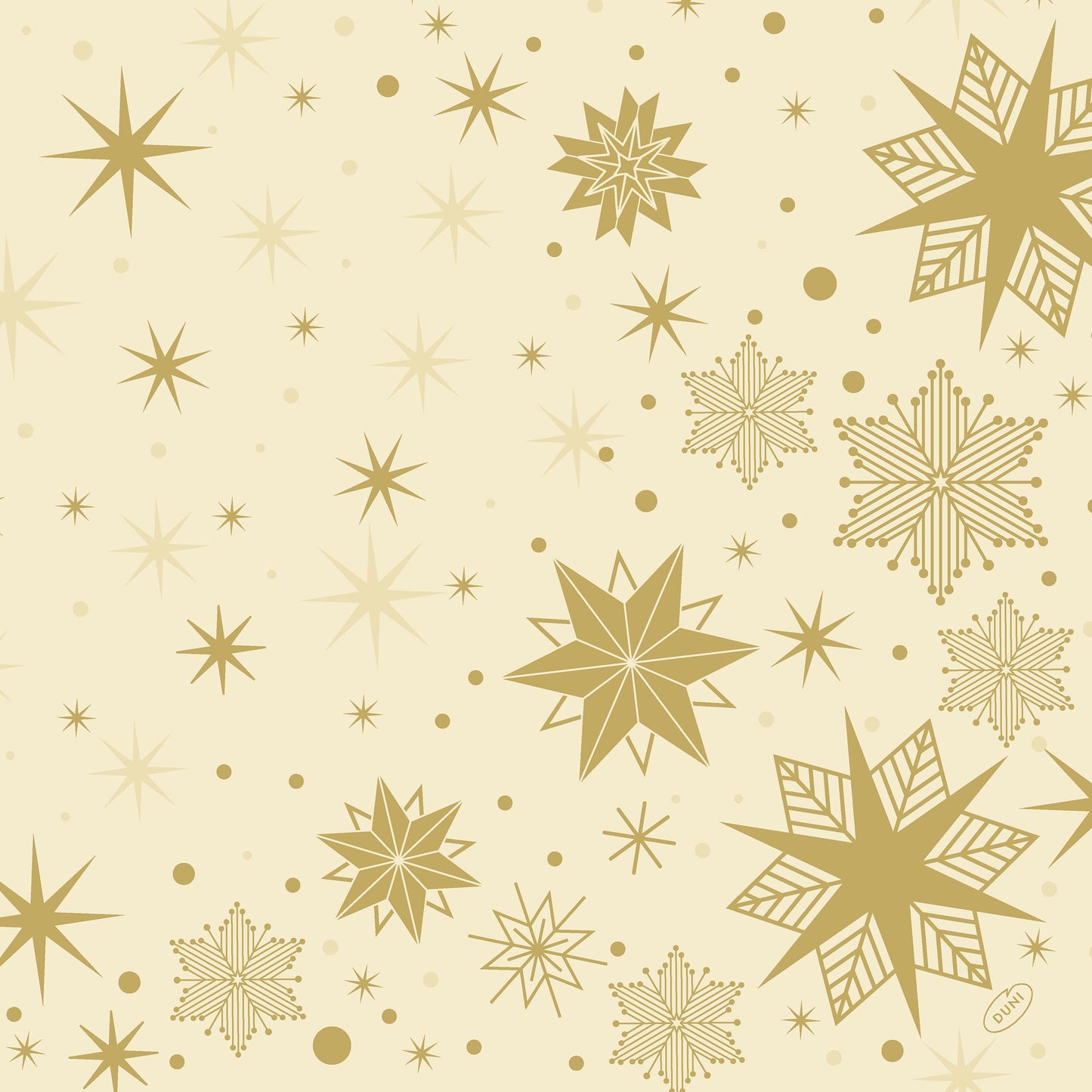 Dunilin Servietten 40x40cm 1/4 Falz Stargazing Cream - 225 Stück