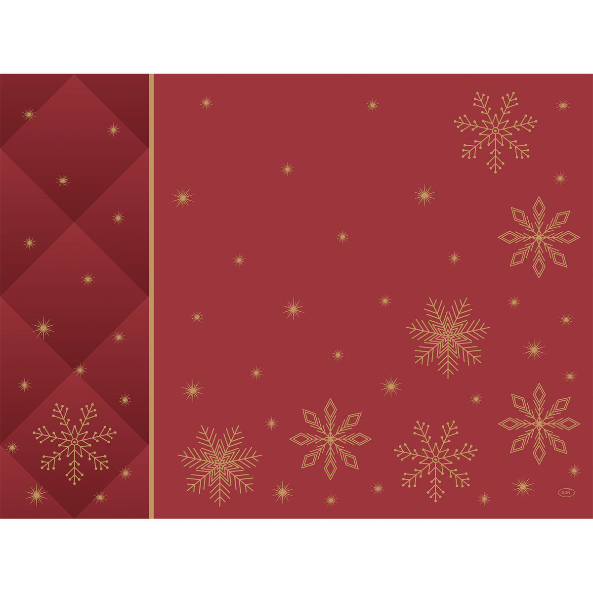 Dunicel Bio Tischsets 30x40cm Rhombus Bordeaux - 500 Stück