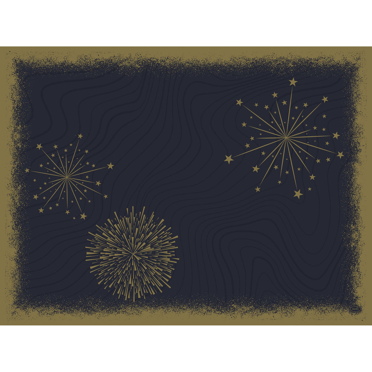 Dunicel Bio Tischsets 30x40cm Sparkly Black - 100 Stück