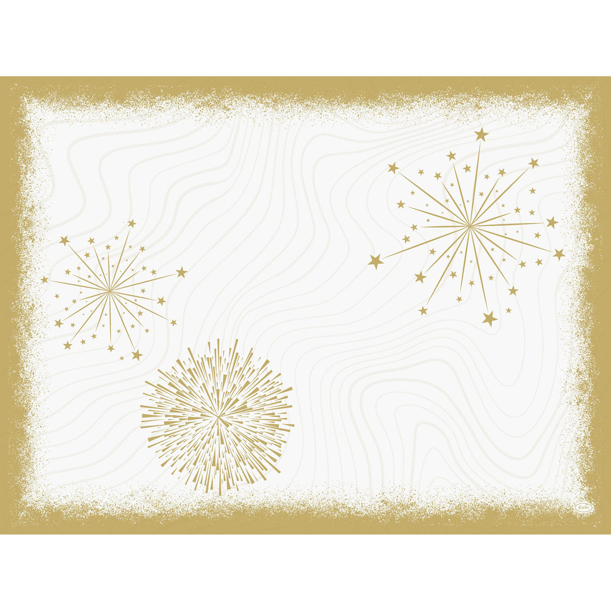 Dunicel Bio Tischsets 30x40cm Sparkly White - 100 Stück