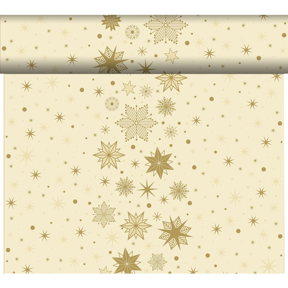 Dunicel Bio Tischläufer 24mx40cm Stargazing Cream - 20 Abschnitte