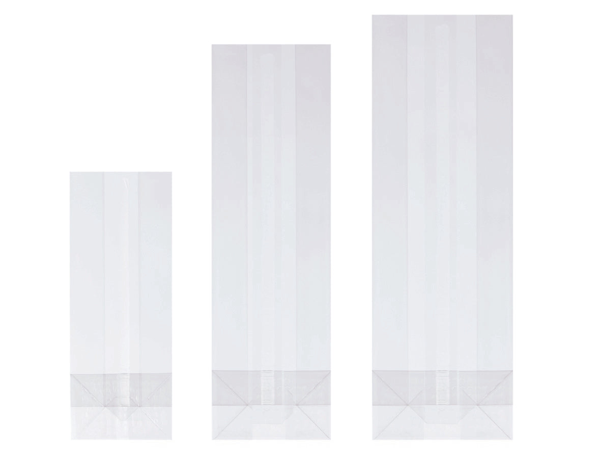 Flachbeutel Kekstüte Cellophan 80x160mm - 1000 Stück