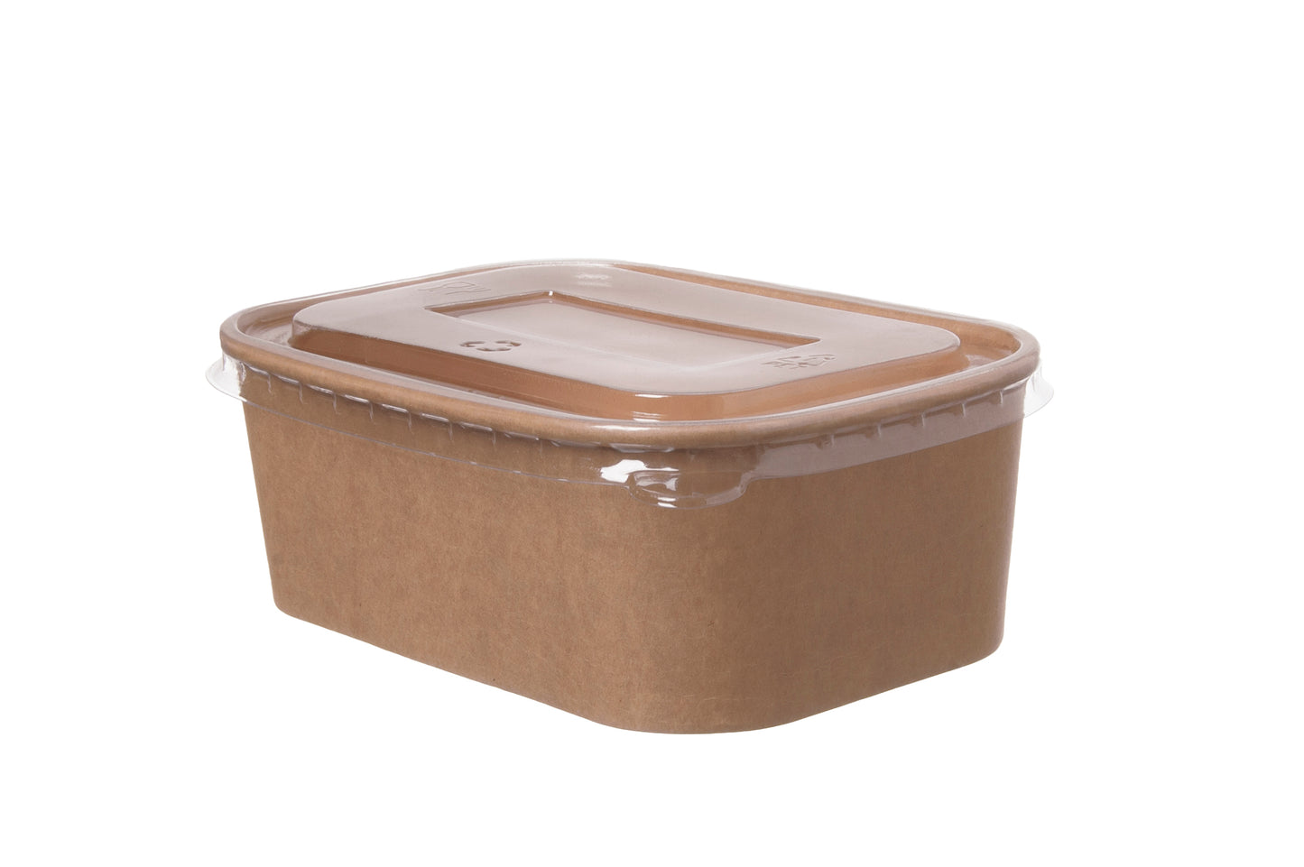 Salatschale rechteckig 750ml 171x118x57mm inkl. Deckel - 50 Stück