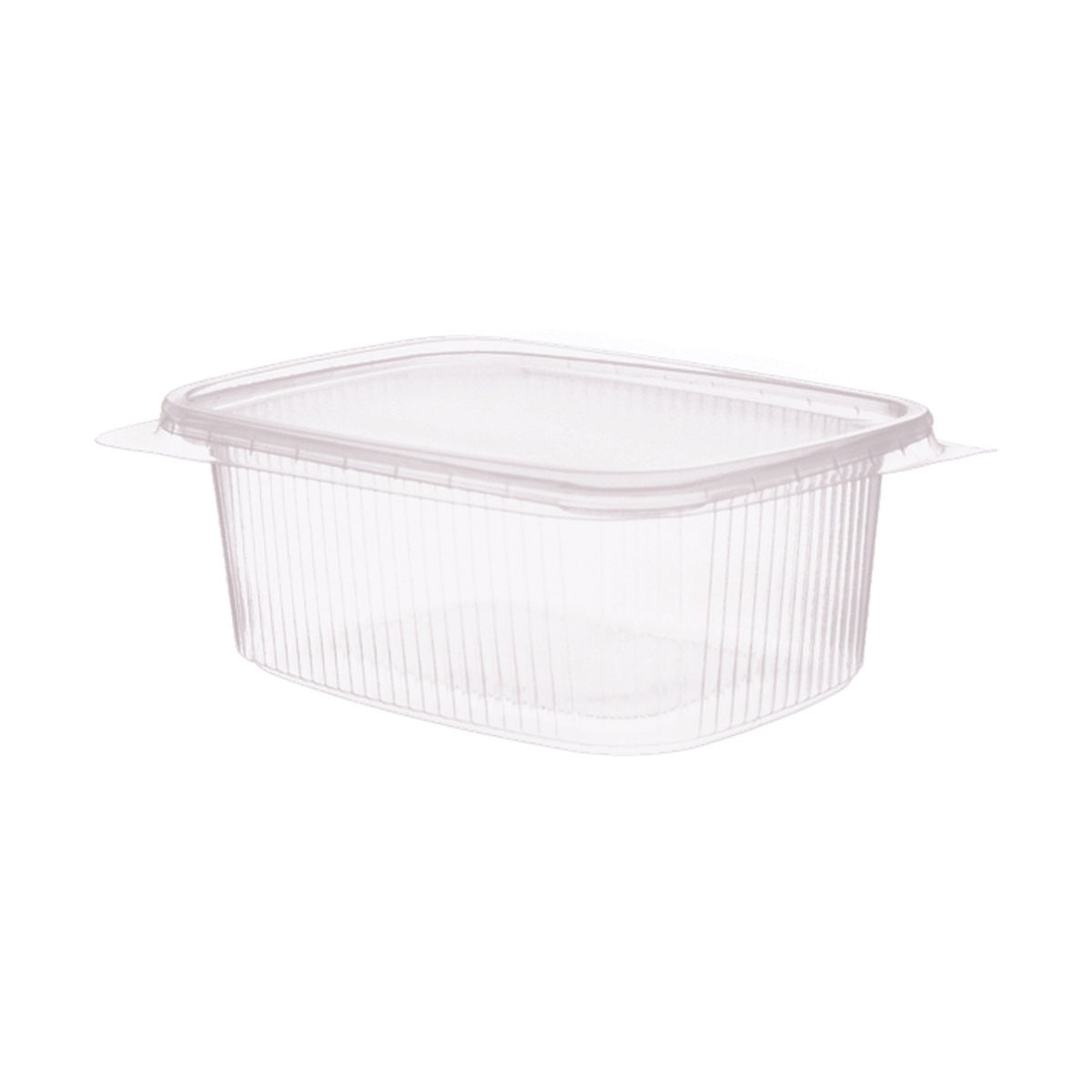 Verpackungsbecher eckig PP 250ml mit Deckel 108x82x49mm - 1000 Stück