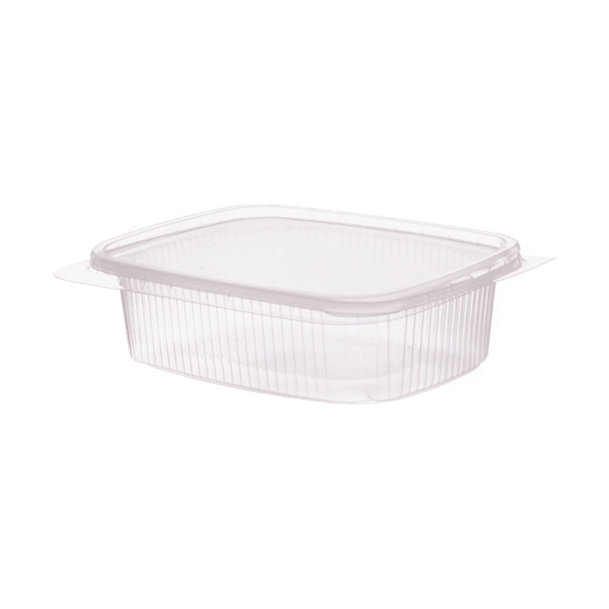 Verpackungsbecher eckig PS 500ml mit Deckel 180x135x45mm - 400 Stück