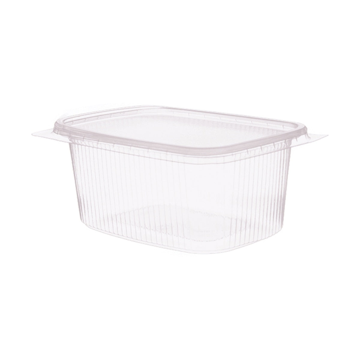 Verpackungsbecher eckig PP 300ml mit Deckel 108x81x59mm - 1000 Stück