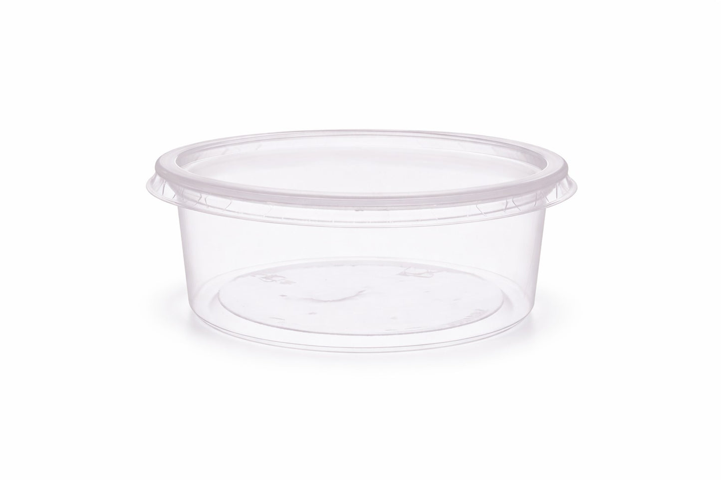 Verpackungsbecher rund PP 125ml mit Deckel H:30xØ101mm - 1000 Stück