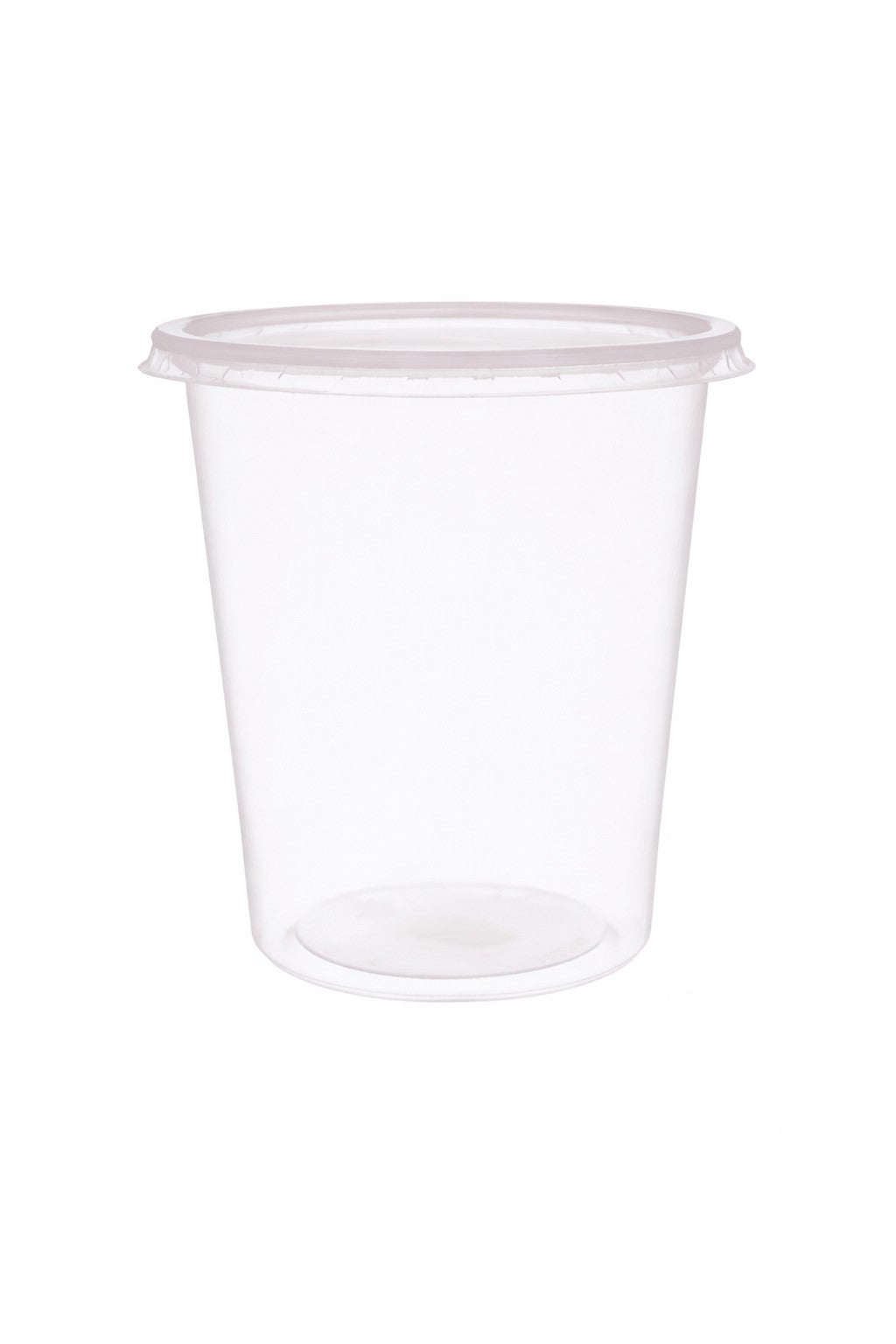 Verpackungsbecher rund PP 500ml mit Deckel H:104xØ101mm - 1000 Stück