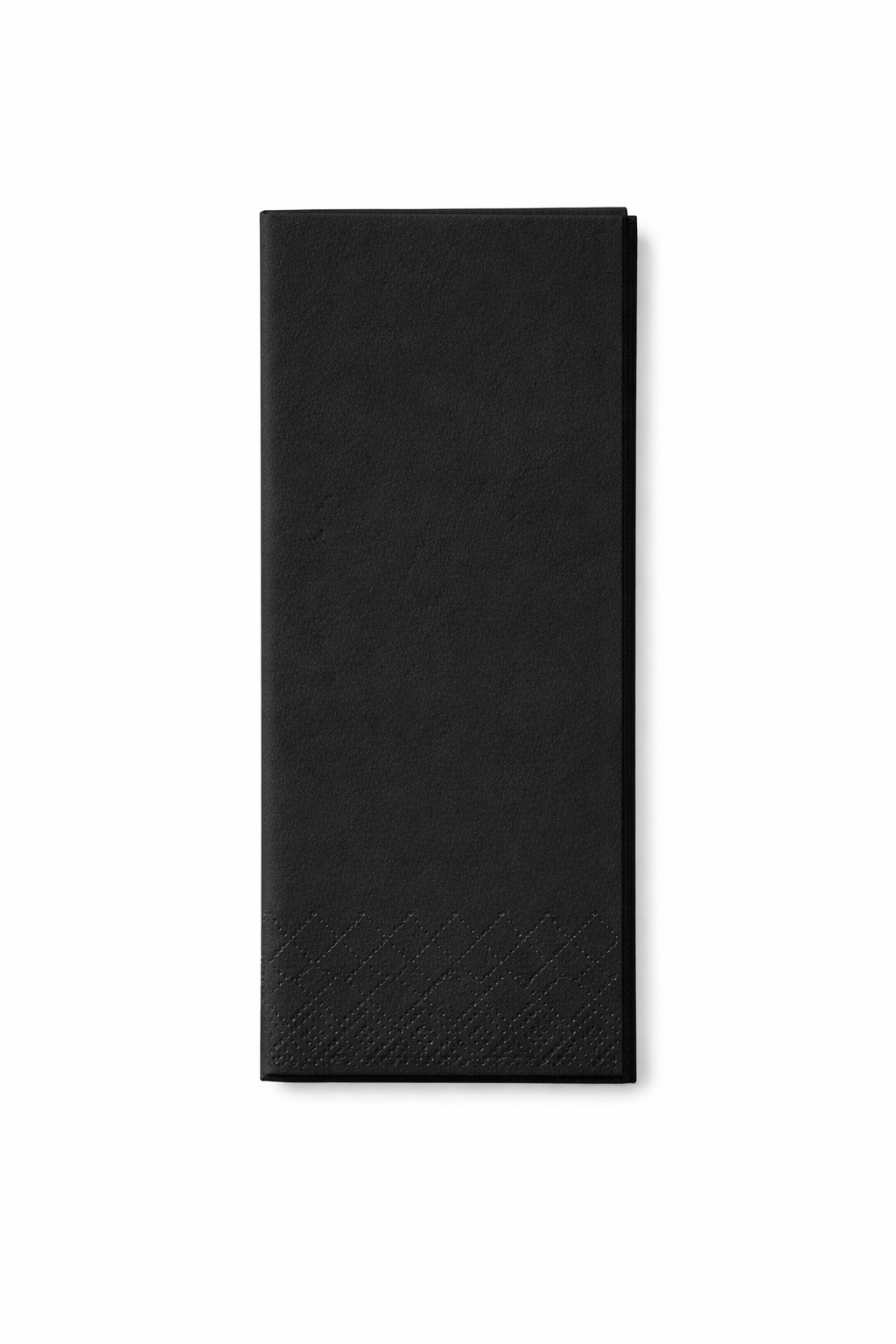 Servietten 33x33cm 2-lagig 1/8 Falz Schwarz - 2000 Stück