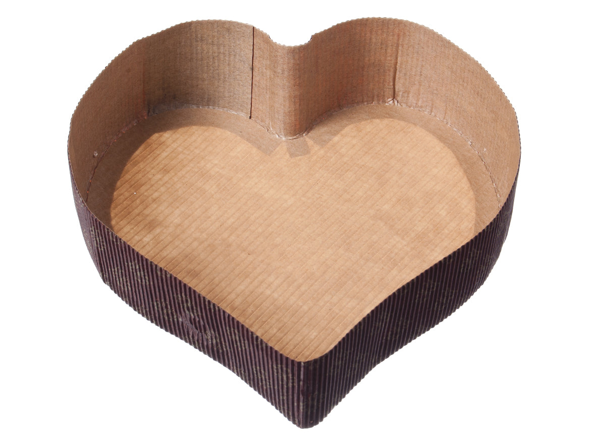 Einweg Backform Herz groß 17,5x4,5cm - 600 Stück