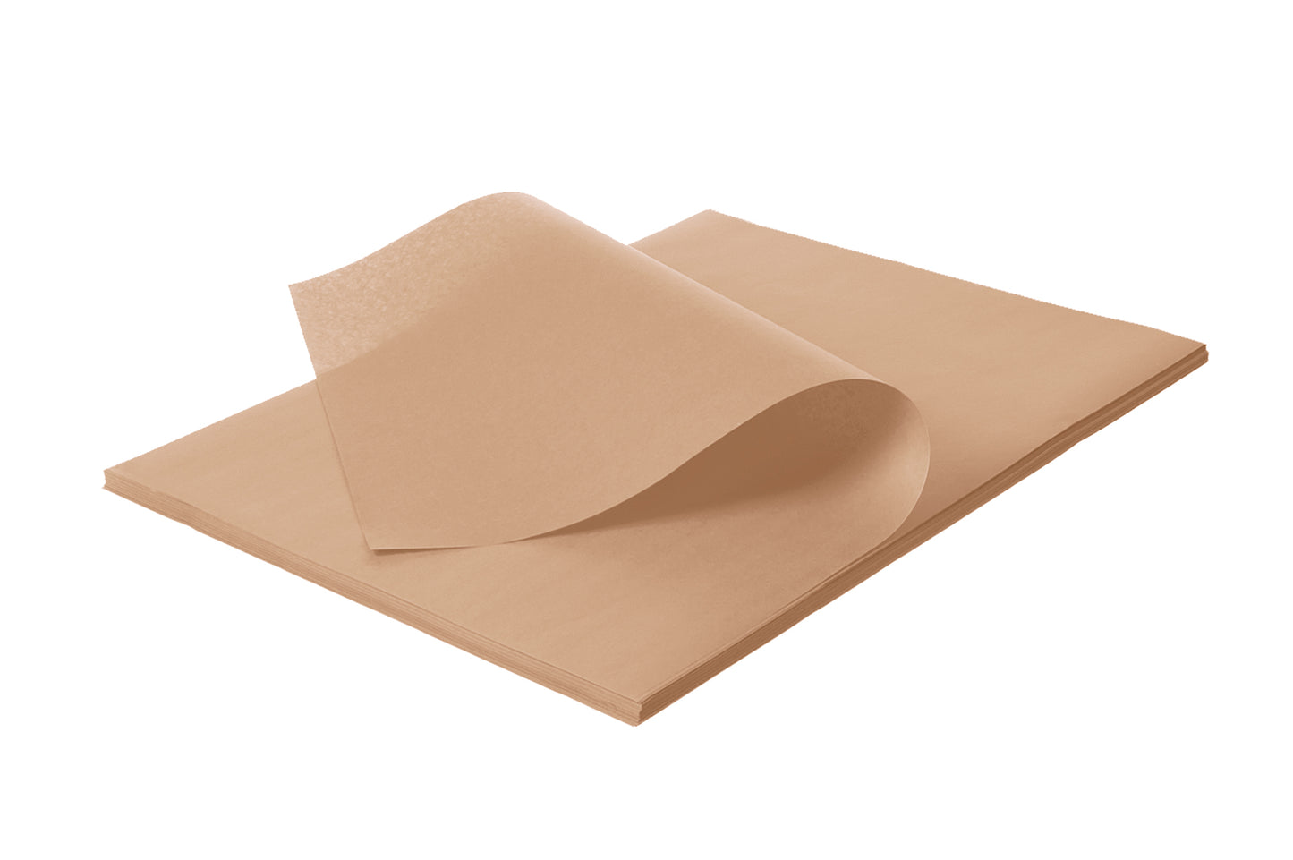 Einschlagpapier Pergamentersatz braun 1/4 38x50cm - 1000 Stück