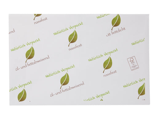 Einschlagpapier Biofrisch NATÜRLICH 1/8 25x37,5cm - 12,5kg