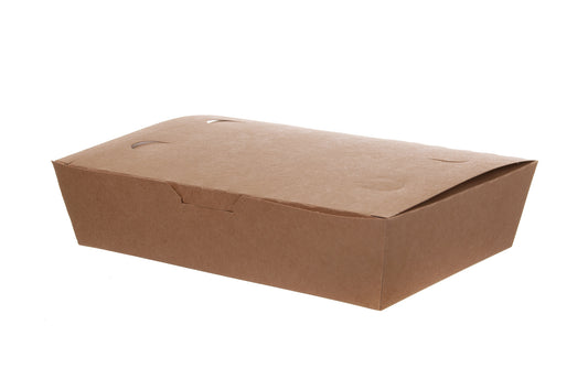 Mealbox Pappe NATURE 1000ml 200x140x50mm - 400 Stück