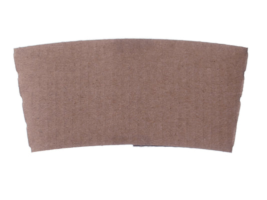 Kaffeebecher Manschetten Pappe braun für 0,3l & 0,4l Becher - 1000 Stück