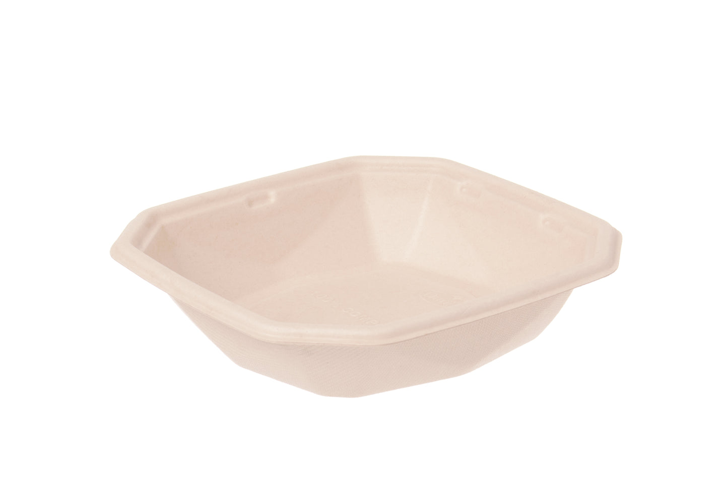 Einweg Salatschale mit Deckel Octa Bagasse 650ml - 300 Stück