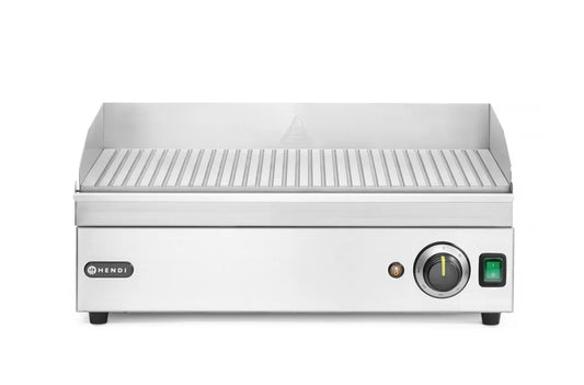 Grillplatte gerillt, HENDI, Kitchen Line, 220-240V/2400W, 527x404x(H)233mm