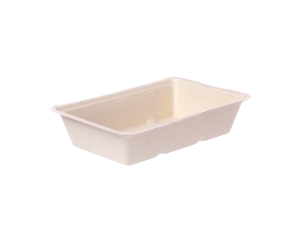 Snackschale Bagasse A13 162x108x36mm - 800 Stück