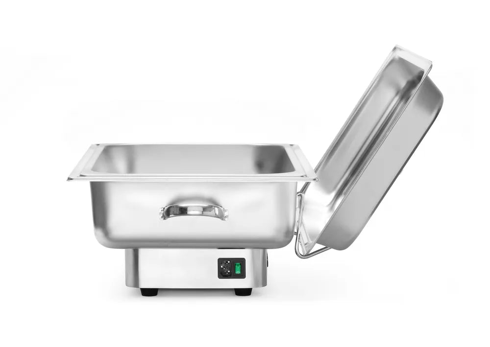 Chafing dish elektrisch Pollina, HENDI, Profi Line, 9L, Silber, 230V/900W, 587x440x(H)273mm