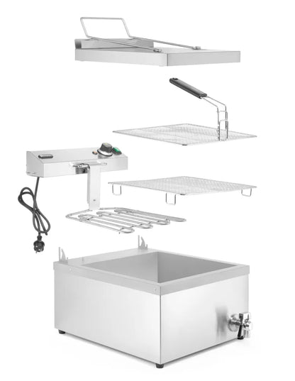 Fritteuse, HENDI, 12L, 230V/3500W, 630x860x(H)438mm