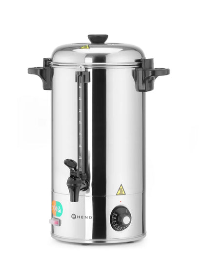 Heißgetränkespender, HENDI, 9L, Silber, 230V/2200W, 340x227x(H)468mm