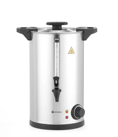 Heißgetränkespender einwandig, HENDI, ≈ 130 Tassen in 42 Min., 20L, 220-240V/2500W, 415x382x(H)480mm